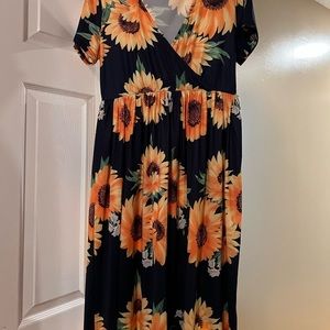Beautiful Sunflower Dress